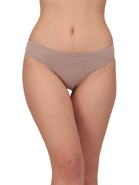 SOIE Woman - Mid Rise No VPL Medium Coverage Ultra Soft Brief - Panty -for Women