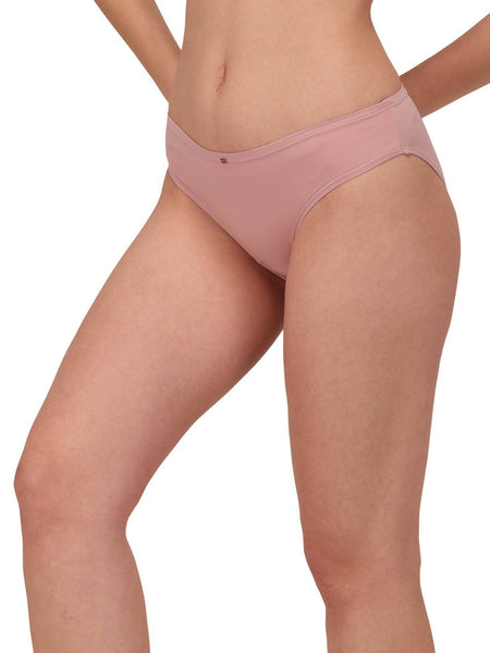 SOIE Woman - Mid Rise No VPL Medium Coverage Ultra Soft Brief - Panty -for Women