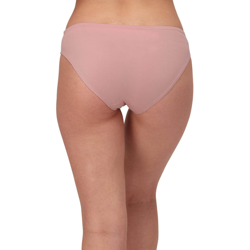 SOIE Woman - Mid Rise No VPL Medium Coverage Ultra Soft Brief - Panty -for Women