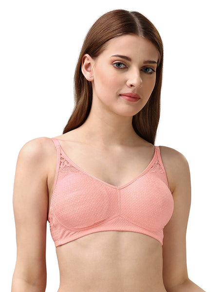 SOIE Woman - Non Padded Non Wired Medium Coverage Lacy Bra - Lacy Bra -for Women
