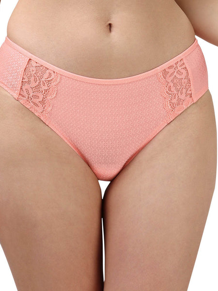 SOIE Woman - Mid Rise Full Coverage Lace Brief - Panty -for Women