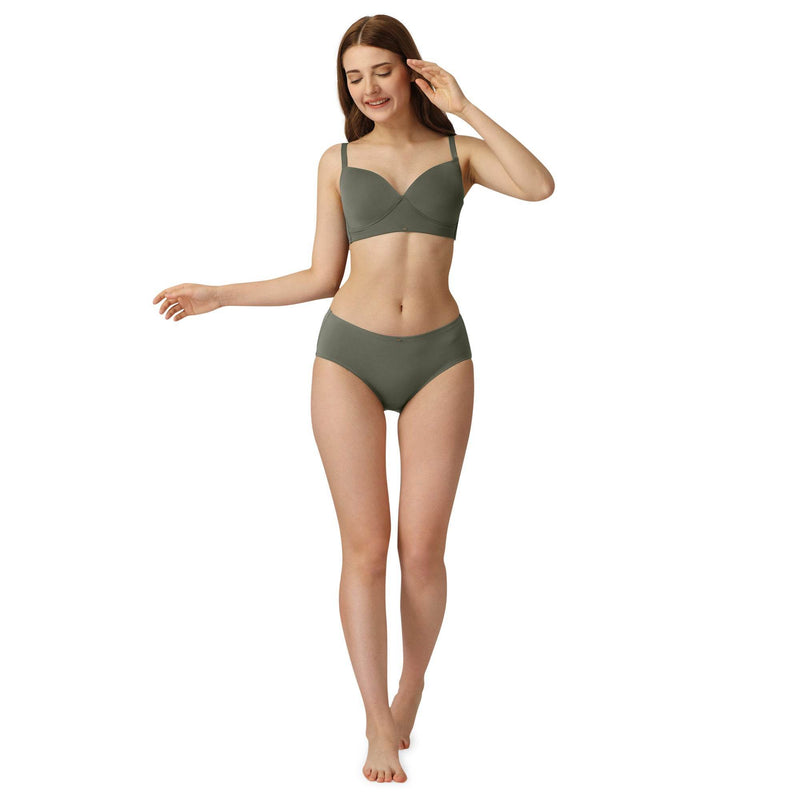 SOIE Woman - High Rise Full Coverage Brief - Panty -for Women