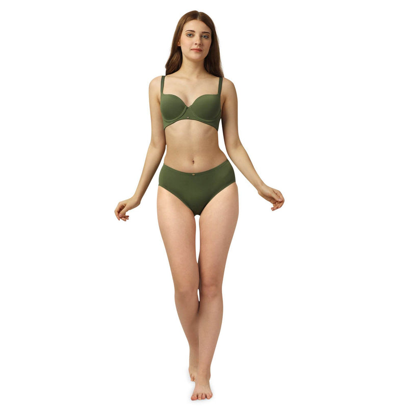 SOIE Woman - High Rise Full Coverage Brief - Panty -for Women