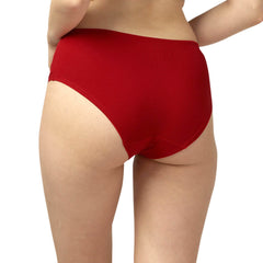 SOIE Woman - High Coverage Mid Rise Solid Cotton Brief Panty Combo (Pack of 2) - Panty -for Women