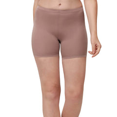 SOIE Woman - Polyamide Spandex Mid Thigh Length Cycling Shorts (PACK of 2) - -for Women