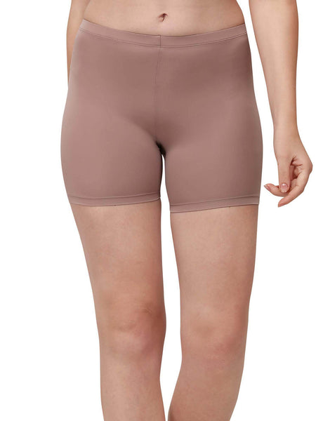 SOIE Woman - Polyamide Spandex Mid Thigh Length Cycling Shorts (PACK of 2) - -for Women