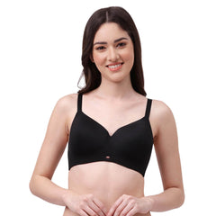 SOIE Woman - Full Coverage Padded Non Wired Ultra Soft Seamless Bra Combo - -for Women
