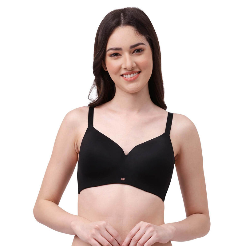 SOIE Woman - Full Coverage Padded Non Wired Ultra Soft Seamless Bra Combo - -for Women