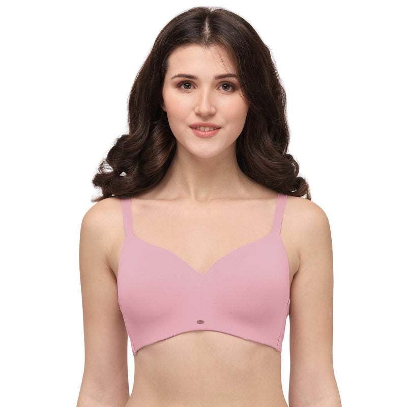 SOIE Woman - Full Coverage Padded Non Wired Ultra Soft Seamless Bra Combo - -for Women