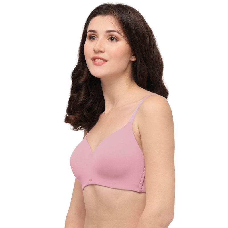 SOIE Woman - Full Coverage Padded Non Wired Ultra Soft Seamless Bra Combo - -for Women