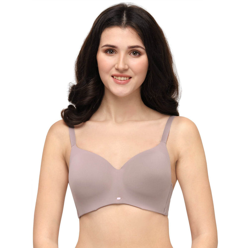SOIE Woman - Full Coverage Padded Non Wired Ultra Soft Seamless Bra Combo - -for Women
