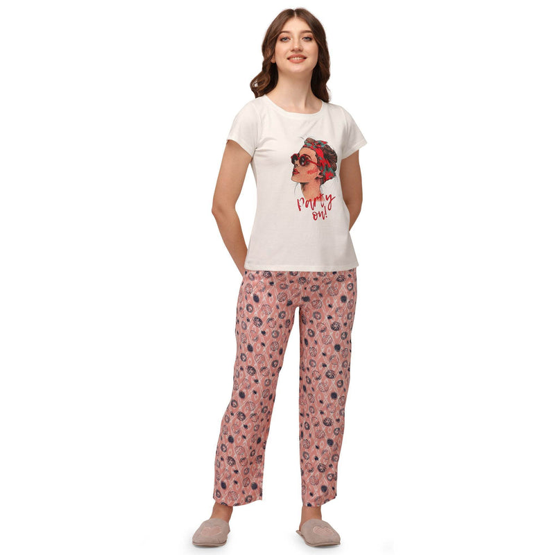 SOIE Woman - Half sleeve printed T-shirt - -for Women