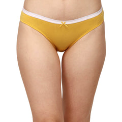 SOIE Woman - Mid Rise Medium Coverage Solid and Printed Cotton Stretch Brief Panty (Pack of 3) - Panty -for Women