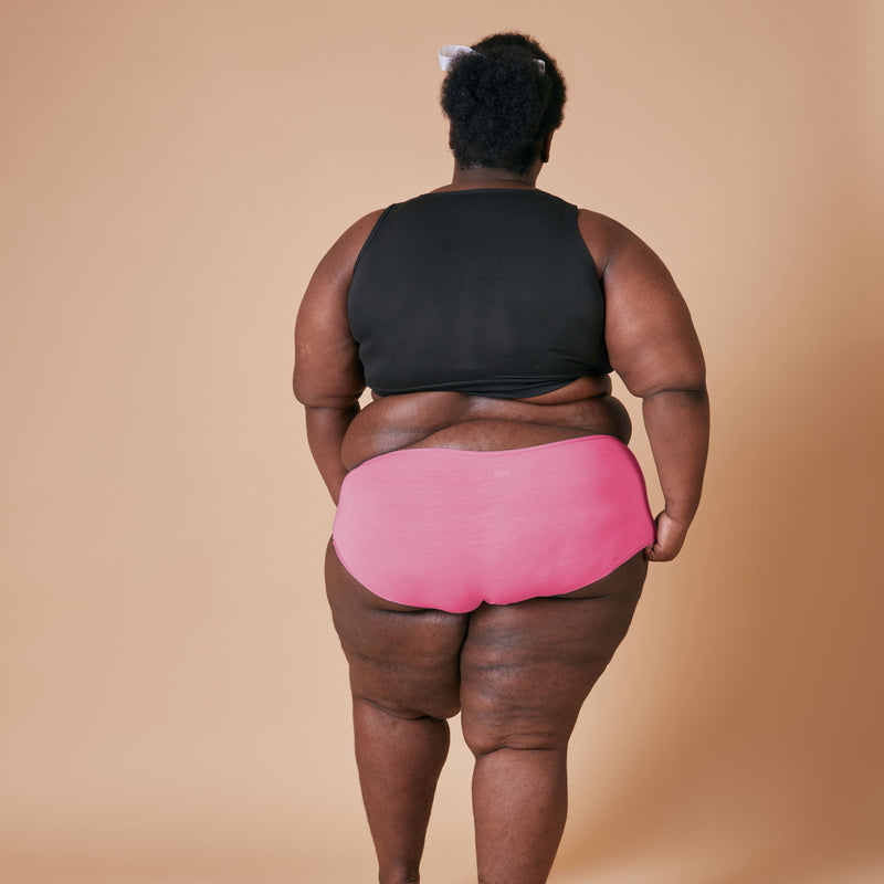 Bubble Pink Modal Fabric Underwear | Plus Size Underwear | Tilt Intimates