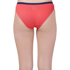 SOIE Woman - Mid Rise Medium Coverage Solid and Printed Cotton Stretch Brief Panty (Pack of 3) - Panty -for Women