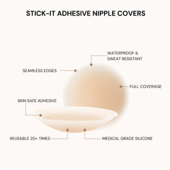 Stick-It Adhesive Nipple Covers