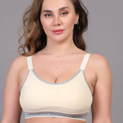 Women Beginners Anti Bacterial Full Coverage Lightly Padded Sports Bra