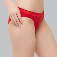 SOIE Woman - Low Rise Cotton Spandex Bikini (Assorted Pack of 3) - Panty -for Women