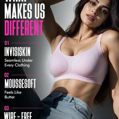 All weather Comfort T-Shirt Bra (U SHAPE) - Lilac