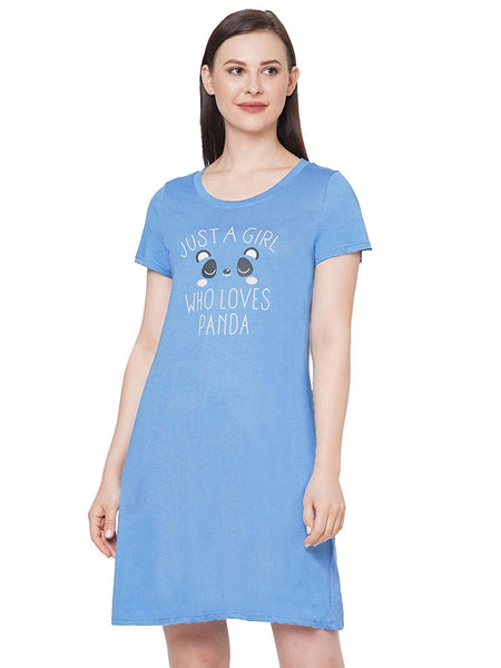 SOIE Woman - Super Soft Cotton Modal Sleep Shirt - -for Women