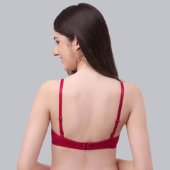 SOIE Woman - Medium Coverage Padded Wired Multiway Strapless Bra with Detachable Straps - Bra -for Women