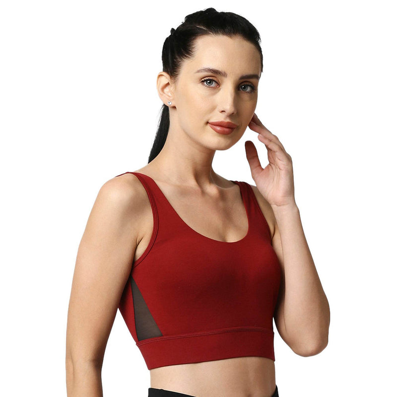 SOIE Woman - Medium Impact Non Padded Non Wired Long Line Sports Bra - Sports Bra -for Women