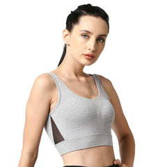 SOIE Woman - Medium Impact Non Padded Non Wired Long Line Sports Bra - Sports Bra -for Women