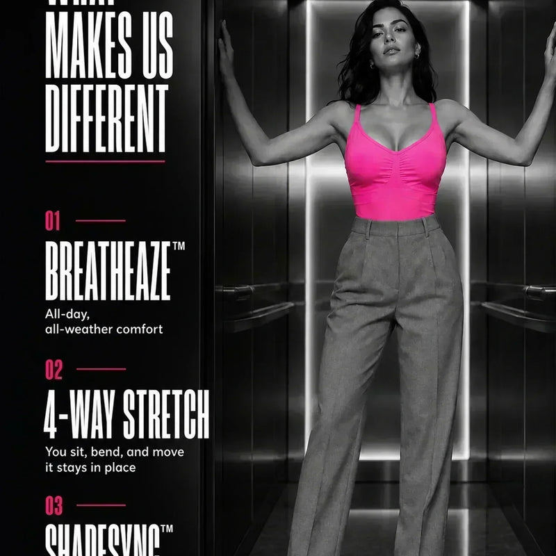 Neon Pop Body Suit- Hot Pink