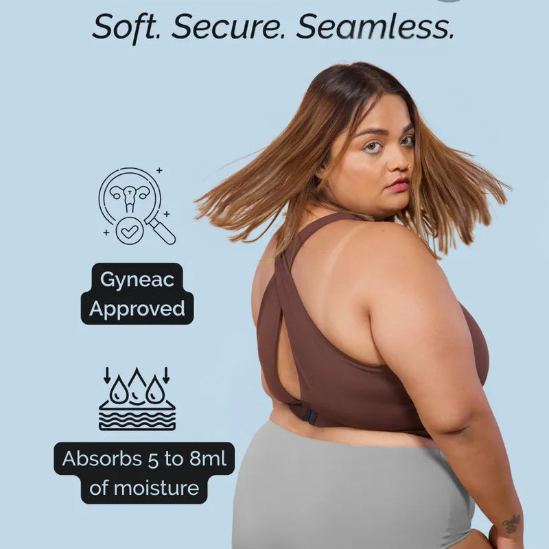 Vapour Pack of 3 - Grey Seamless Undies