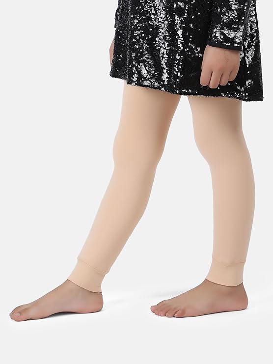 Brachy Kids Winter WarmThermal Tights Leggings Footed Stockings
