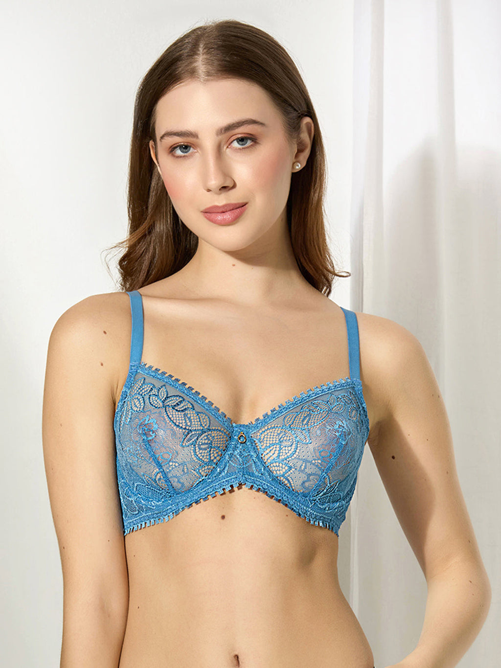 Amélia  Bra | Underwired Bra for Women | Non-Padded, Full Coverage, Romantic Lace