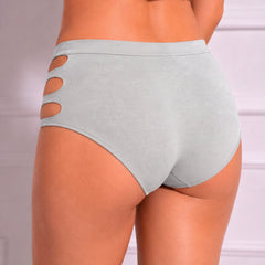 High-Rise Laser Cut Side Detail Brief Panty-Pack of 5