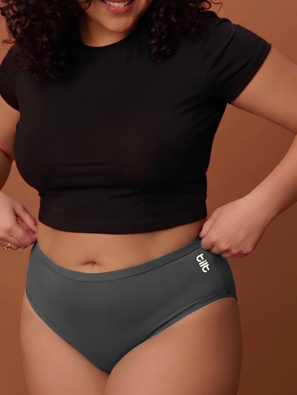 3 Pack - Grey Bamboo Absorbent Underwear