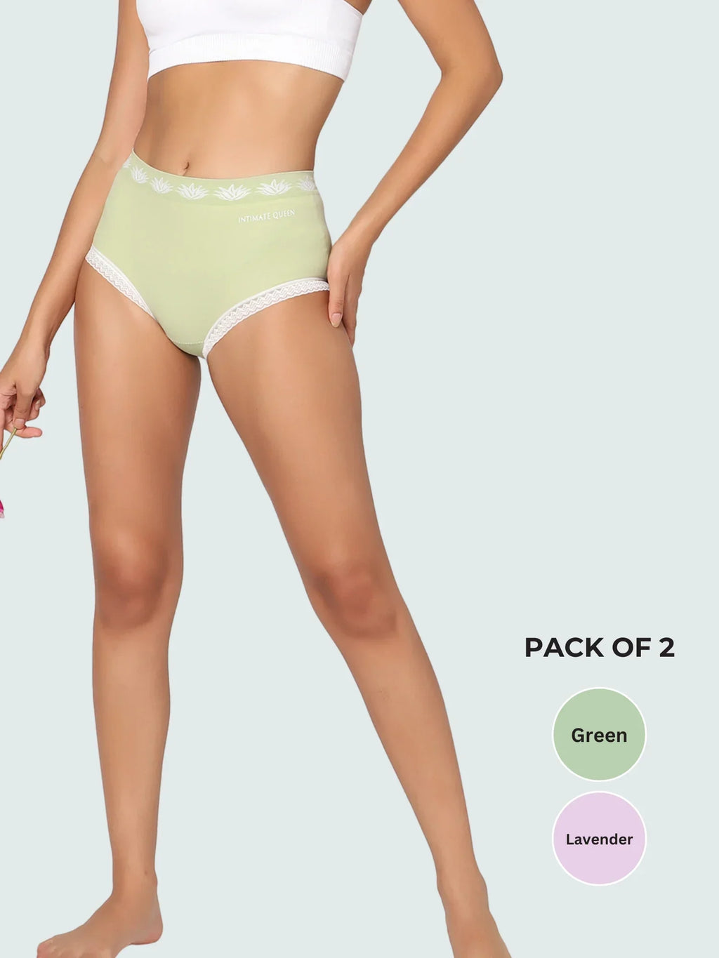 Panties for Daily Discharge - Cotton Candy Heavy-Duty Moisture-Wicking Hipsters Bundles