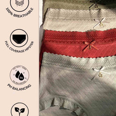 Lacy CornSilk Briefs – Breathes With You. Soft on Skin. Kind to Earth.