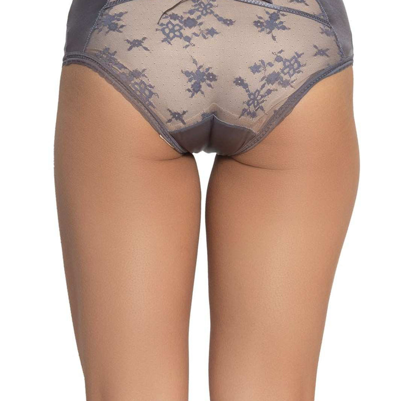 Black Lace Detail Mid-Rise Hipster- Pack of 3