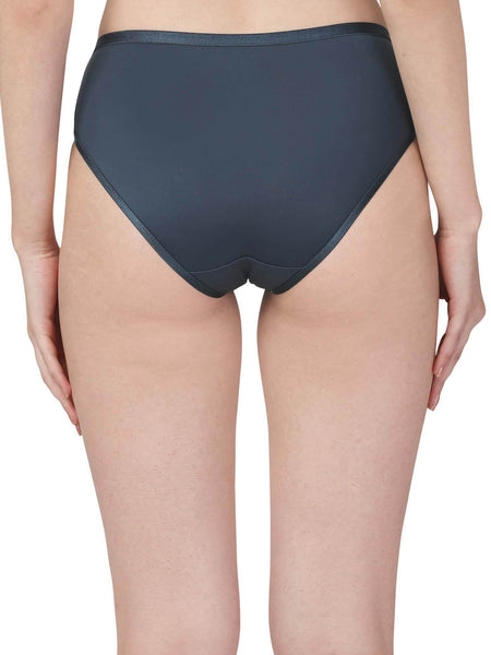 SOIE Woman - High Waist Full Coverage Mesh Panelled Brief - Panty -for Women