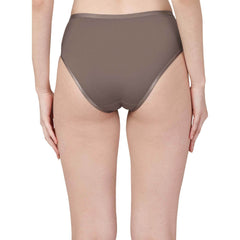 SOIE Woman - High Waist Full Coverage Mesh Panelled Brief - Panty -for Women