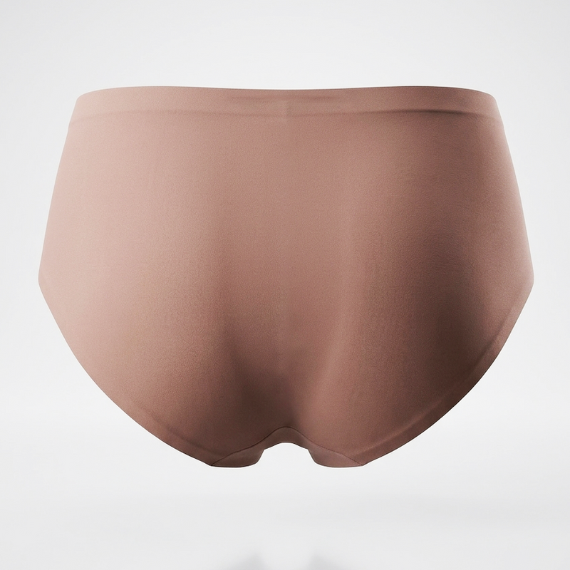 MAROON Find My Skin Tone Airlift Zero Panty Lines Air Light Control Fitted Clothes and Loungewear Low Rise No Show Pantylines Air Skin Feel No-Pressure Bond Seamless Bonded Pack of 2 Panty Combo