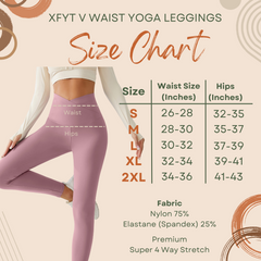 Crossover V-Waist Twilight Pink Yoga Pants