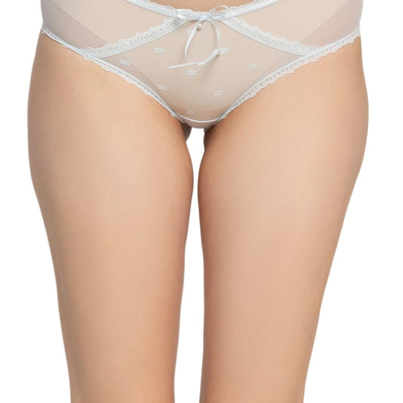 Mid-Rise Hipster Panty with Lace Trim- Pack of 3