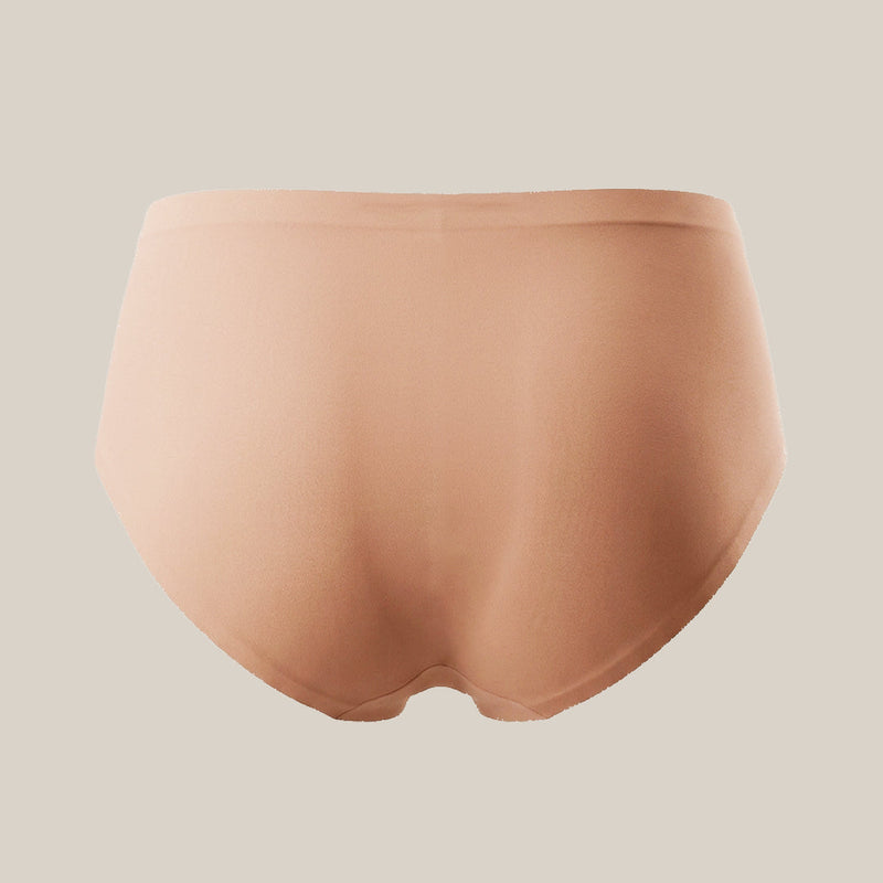 MAROON Find My Skin Tone Airlift Zero Panty Lines Air Light Control Fitted Clothes and Loungewear Low Rise No Show Pantylines Air Skin Feel No-Pressure Bond Seamless Bonded Pack of 2 Panty Combo