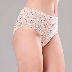 SOIE Woman - High Rise Full Coverage Printed Stretch Cotton Hipster Panty (Pack of 3) - Panty -for Women