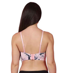 Brachy Women's Pink Underwired Lightly Padded Bralette Multiway Bra