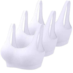 Women Pack Of 3 Breathable Full Coverage No Underwire Slight Lift up Comfortable Air Sports Bra