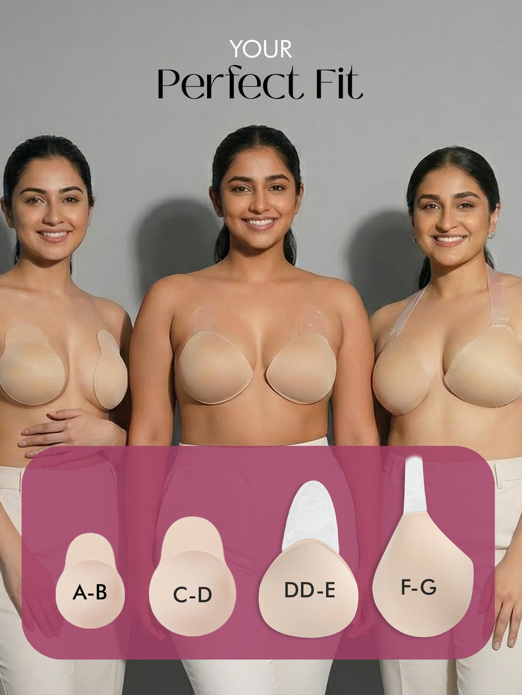 Breast Cups - black - F-G