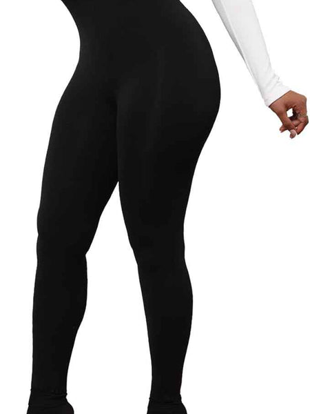 Plus Size Women Black Comfort Fleece Footed Fur Stocking Winter Wear Extra Warm, Woolen High Waisted Lined Thigh Highs
