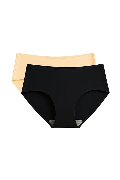Seamless Bonded Hipster Panties - Pack of 2