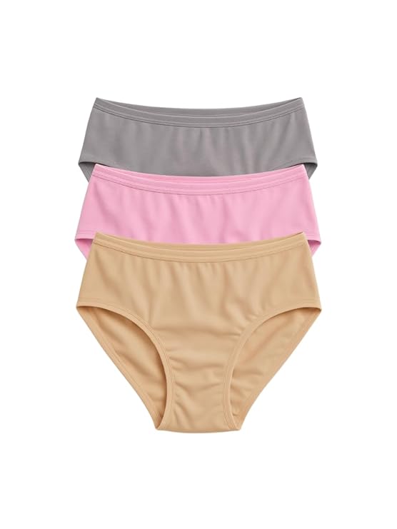 Cotton Hipster Panties – Mid Waist ( pack of 3 )
