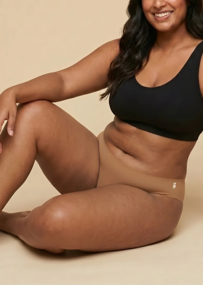 3 Pack - Beige Low-waist Seamless Underwear